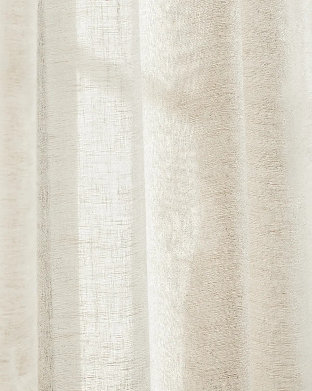 Silhouette Linen Blend Woven Sheer Custom Curtain — image 4