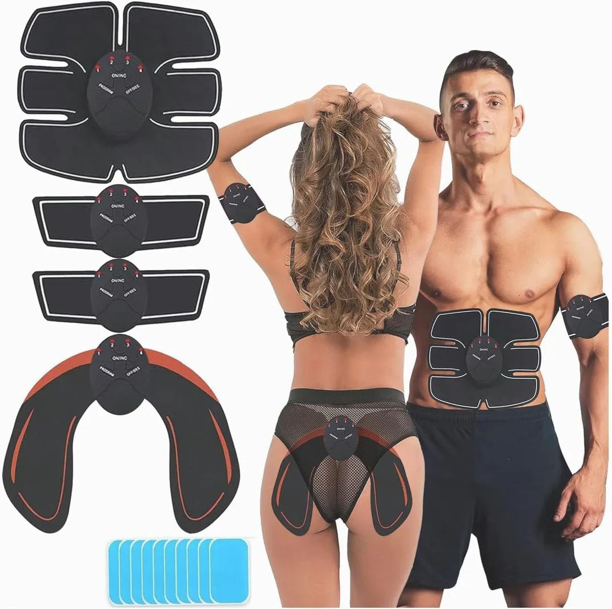 Abs Muscle Portable Toner - Trainer Workout Equipment for Abdomen Home Office Exercise