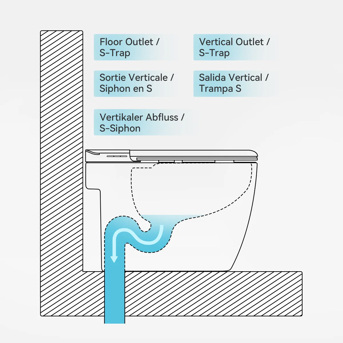 Self Cleaning Heated Seat Japanese Toilet With Bidet Spray And Auto Lid — image 9