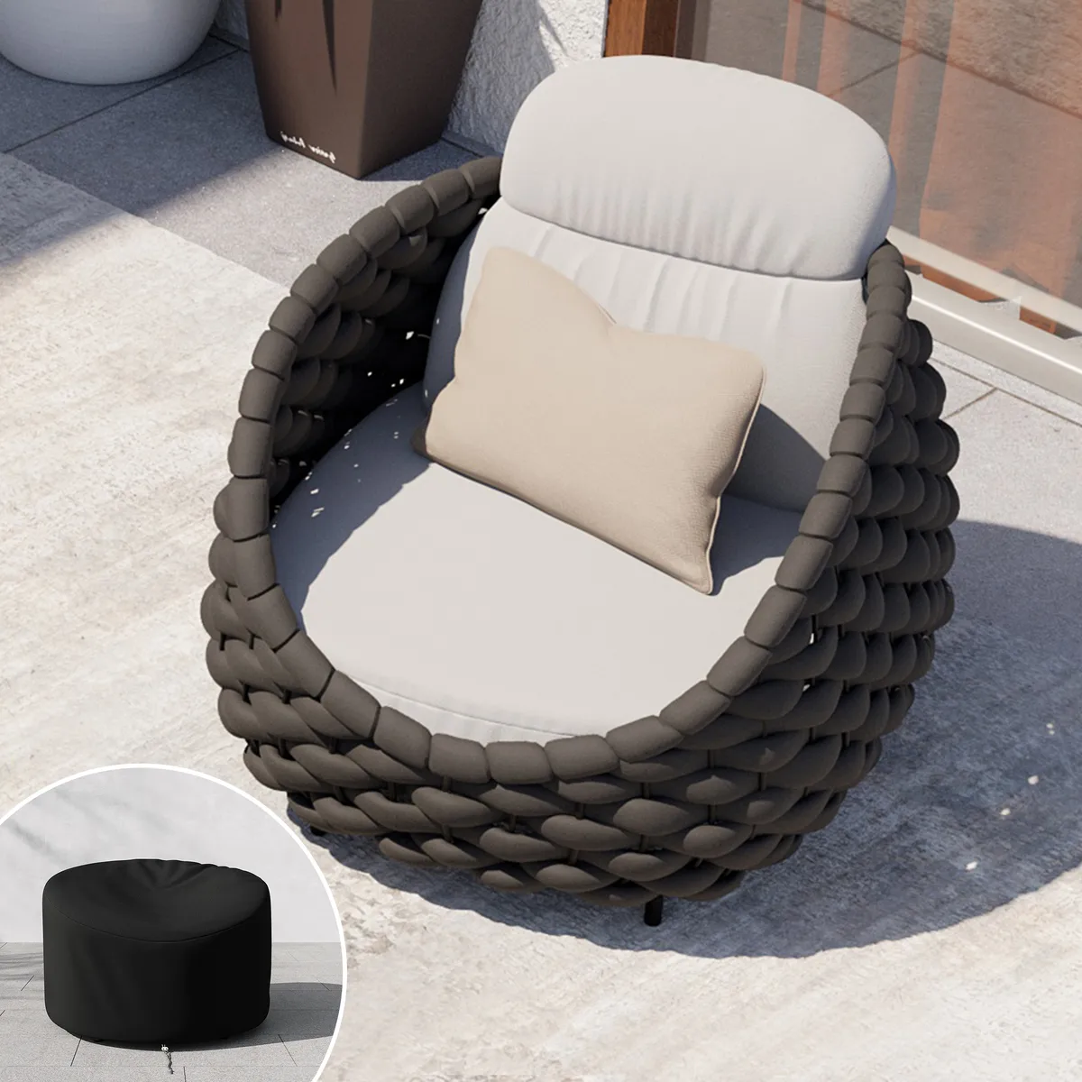 Cocaro Outdoor Aluminum & Rope Weave — image 6