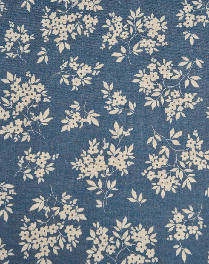 Haven Linen Blend Floral Patterned Custom Curtain — image 4