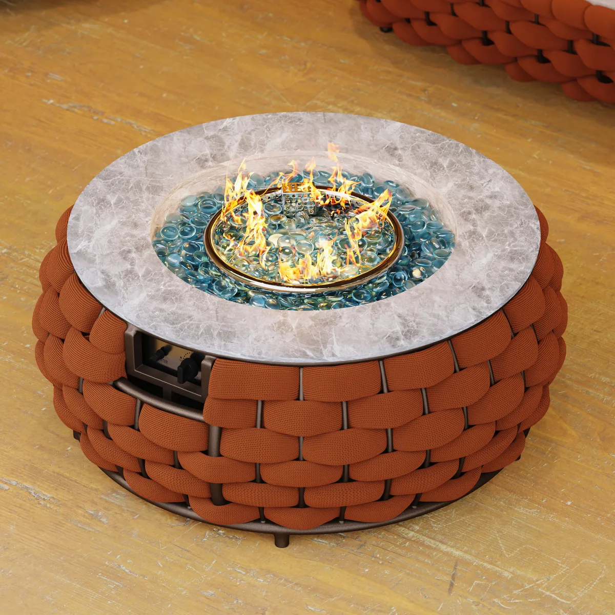 Cocaro Outdoor 27" Propane Smokeless Round Fire Pit Table — image 11