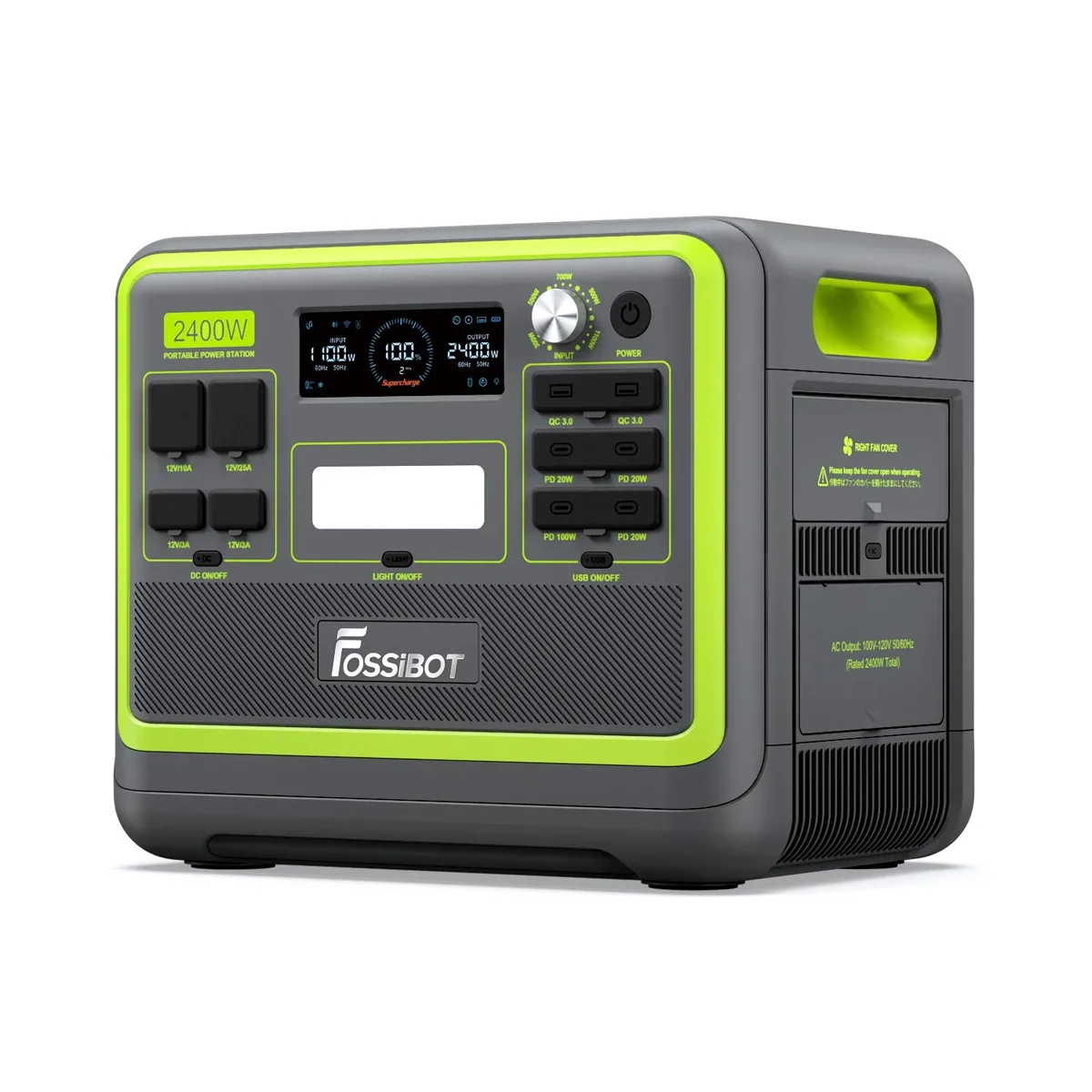 FOSSiBOT F2400 Portable Power Station | 2400W 2048Wh