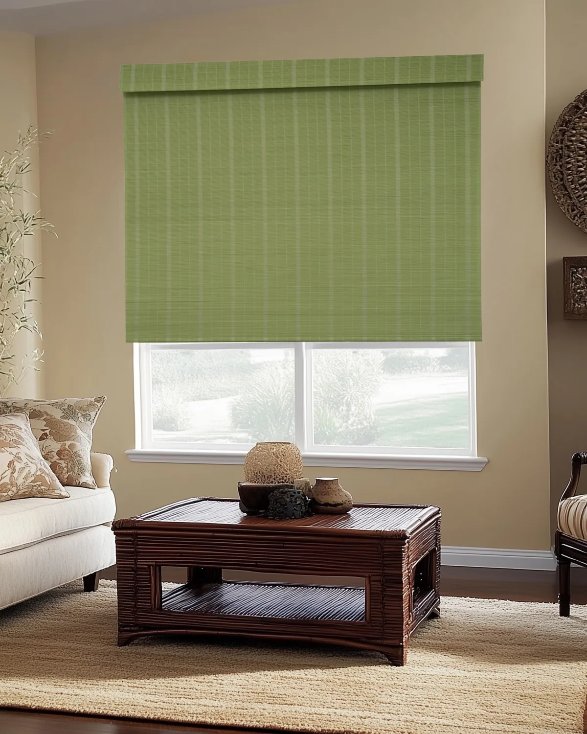 Hana Bamboo Woven Shade - Tan — image 7