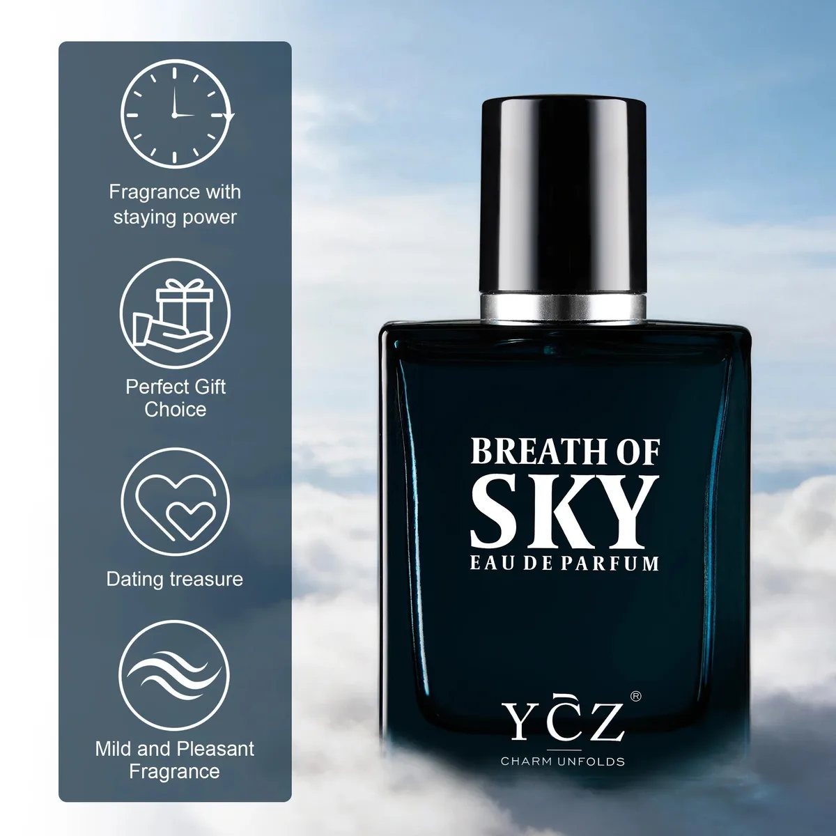 Breath of Sky Perfume | Aromatic Woody Fragrance | Unisex Perfume — image 4