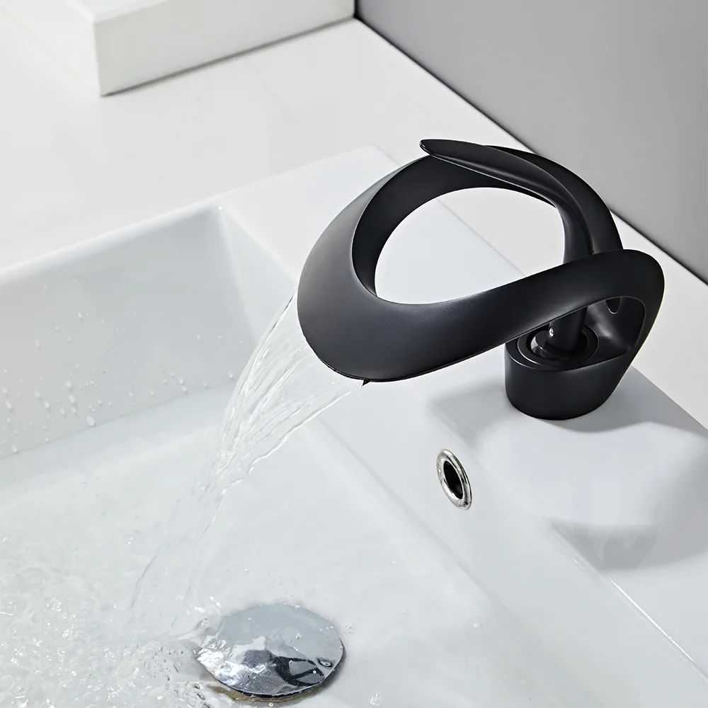 Waterfall Bathroom Sink Faucet — image 4