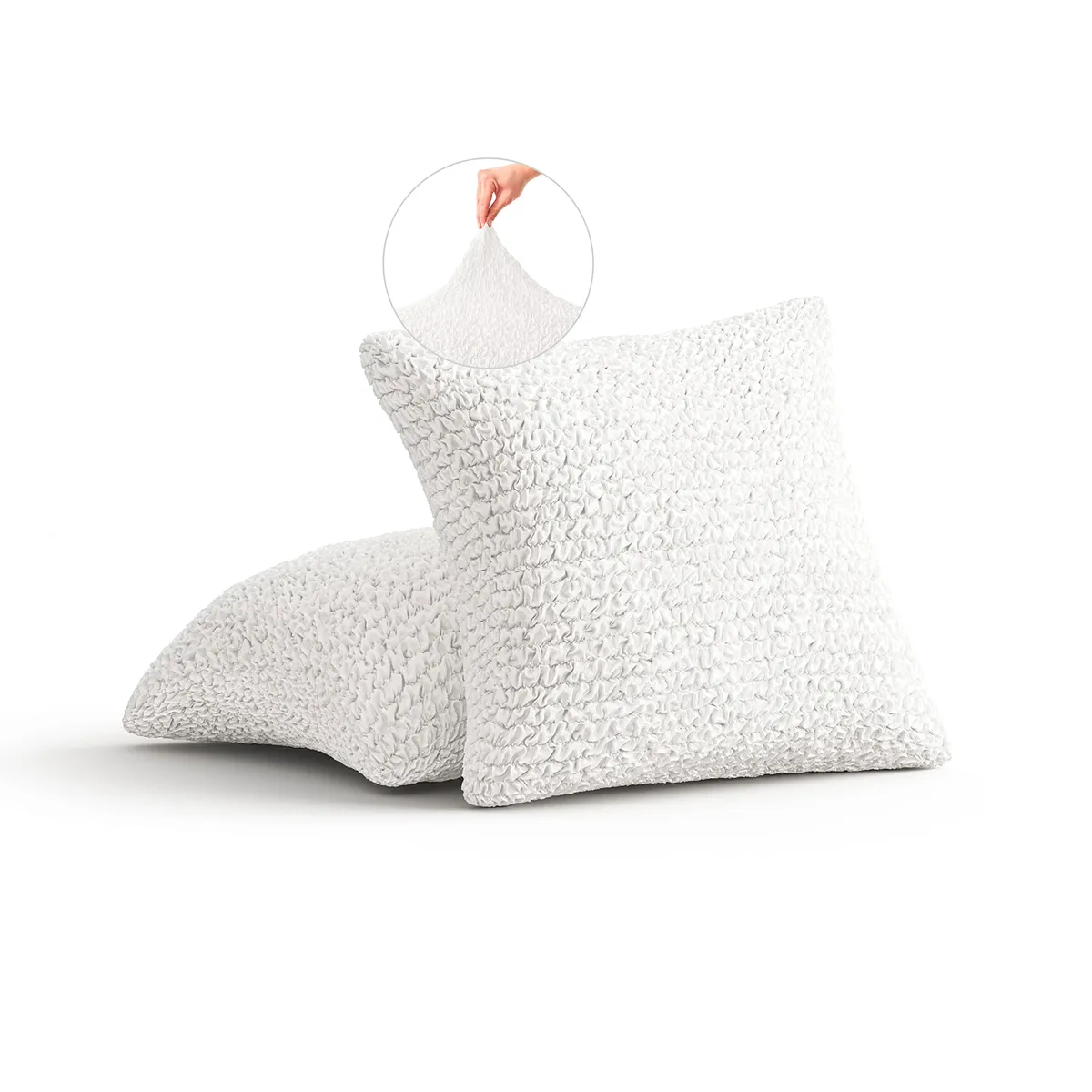 Pillow Slipcovers - 1-Piece Furniture Protector - Form Fit, Machine Washable -MicrofibraCollection