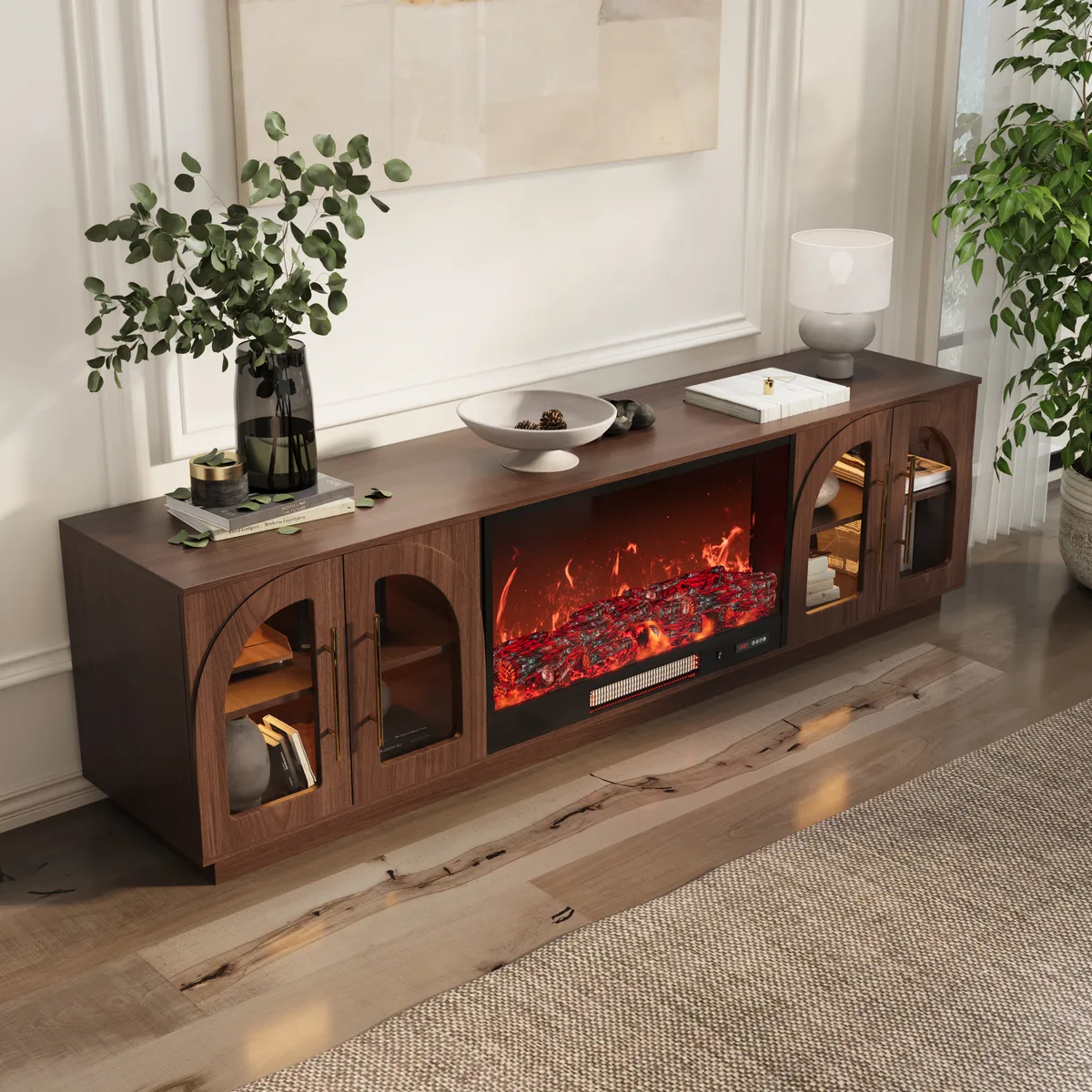 Arune 80" Arched Glass Doors — image 3