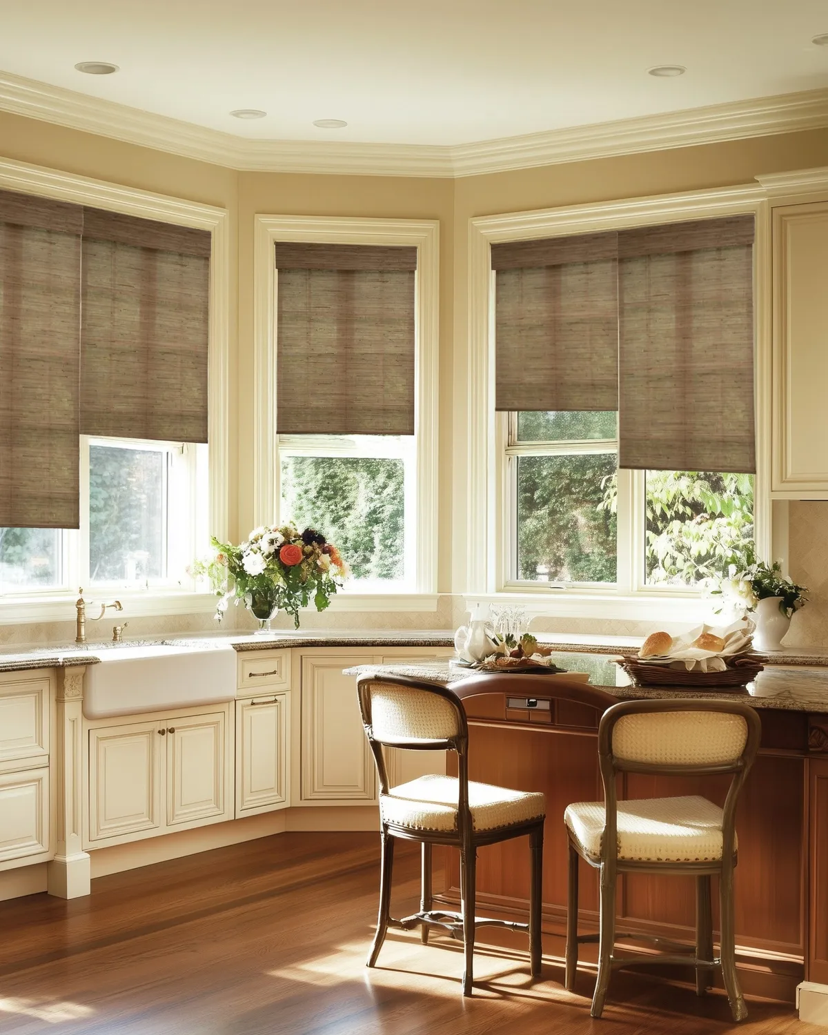 Mia Jute Motorized Woven Shade - Sand — image 4