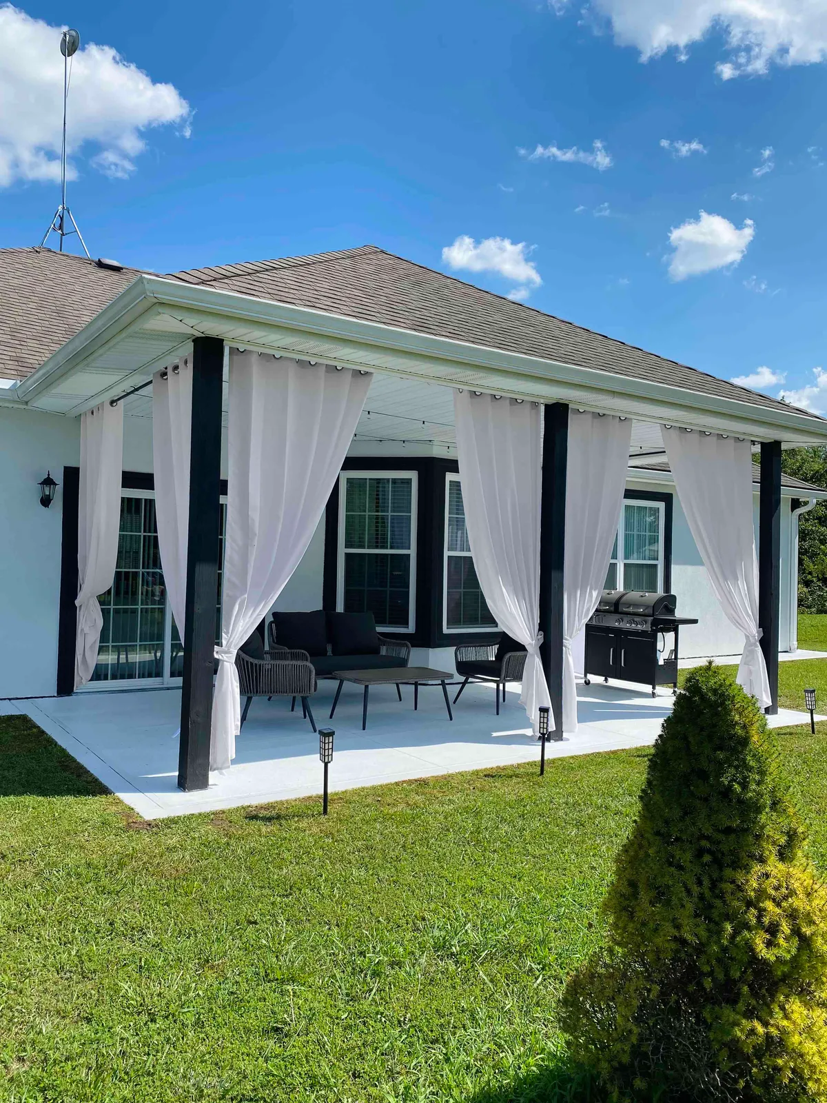 FadeShield™ Canvas Waterproof Lightweight Custom Outdoor Curtain