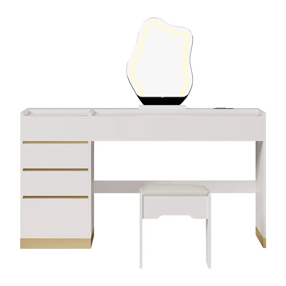 Bedroom Nightstands & Vanity Desk Set 2 LED — image 10