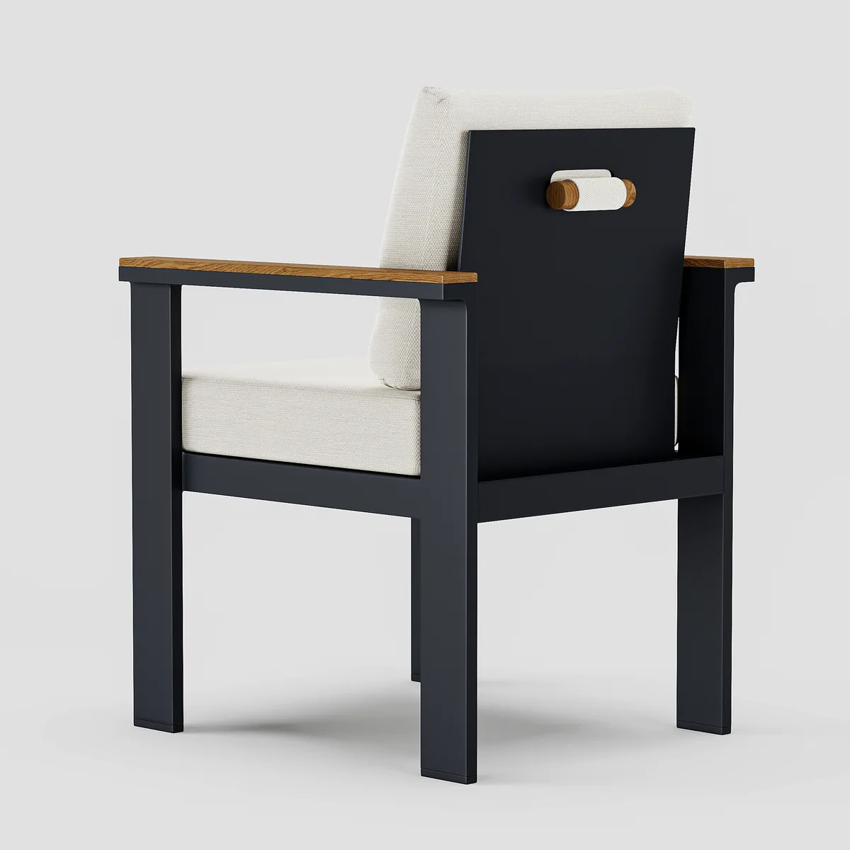 Tevara Outdoor Teak & Aluminum Dining Chairs — image 20