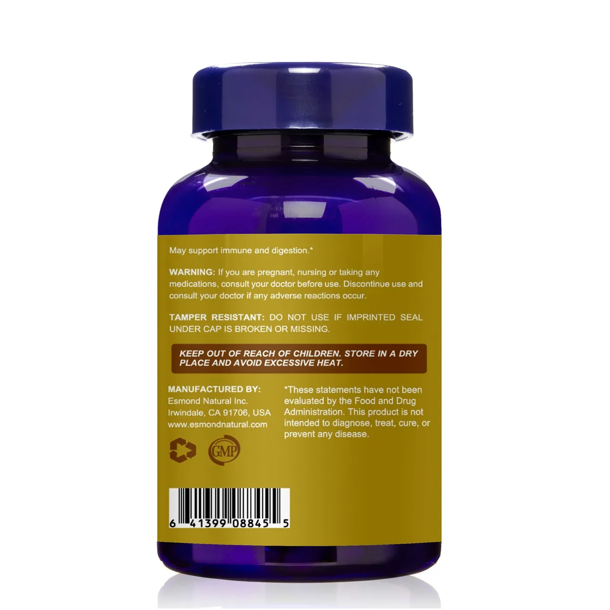 Chaga Mushroom Complex (Supports Immune System, Focus, Clarity, Memory. Great source of antioxidants), USA, FDA, GMP, NPAC-300mg, 60 Capsules — image 2