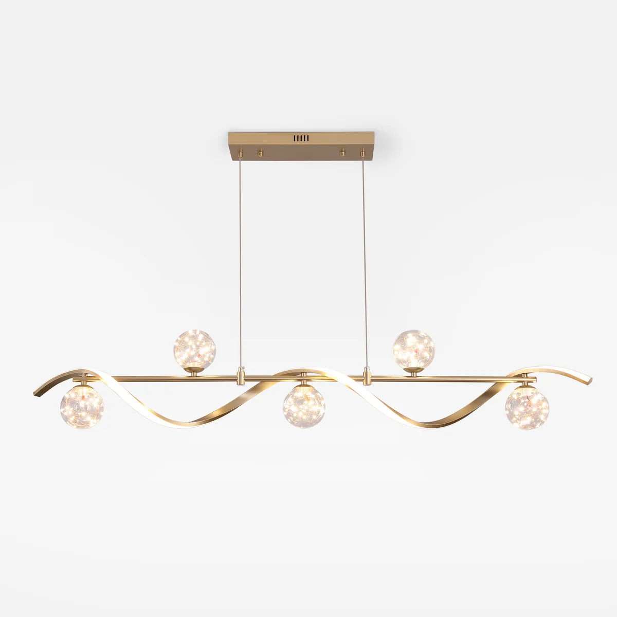 Set Of Two 4-Light LED Linear Dimmable Kitchen Island Lighting — image 25