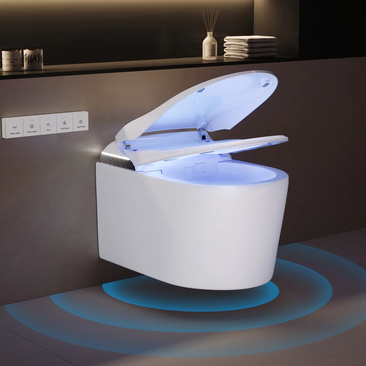 Fitro H3 Wall-Mounted Smart Bidet Toilet with Built-In Tank, Foam Shield, cUPC & ETL — image 11