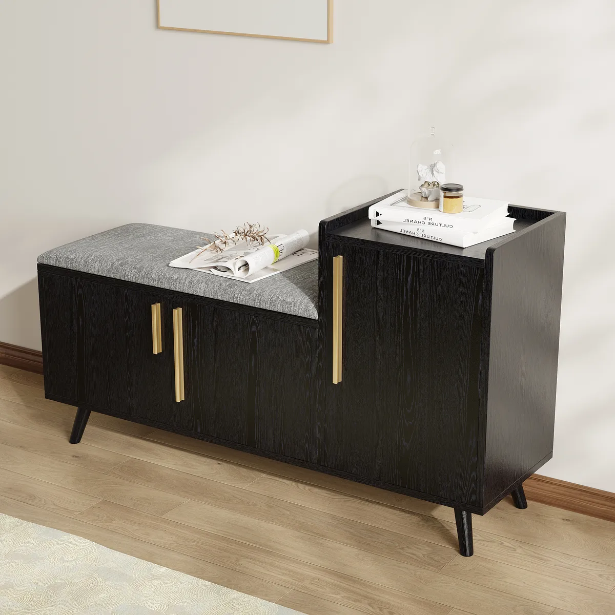 Shoe Storage Entryway Bench — image 15