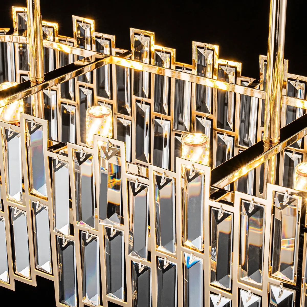 Clyvra 6-Light Kitchen Island Light Crystal Ceiling Light — image 6