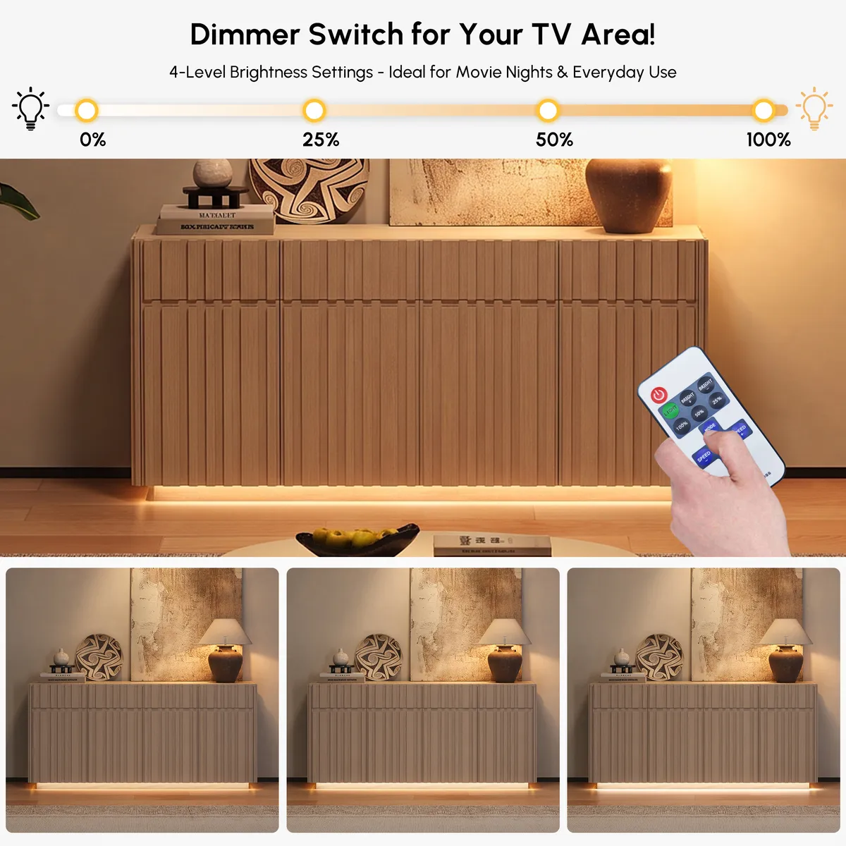 Aura 65" Ash Wood Slatted — image 26