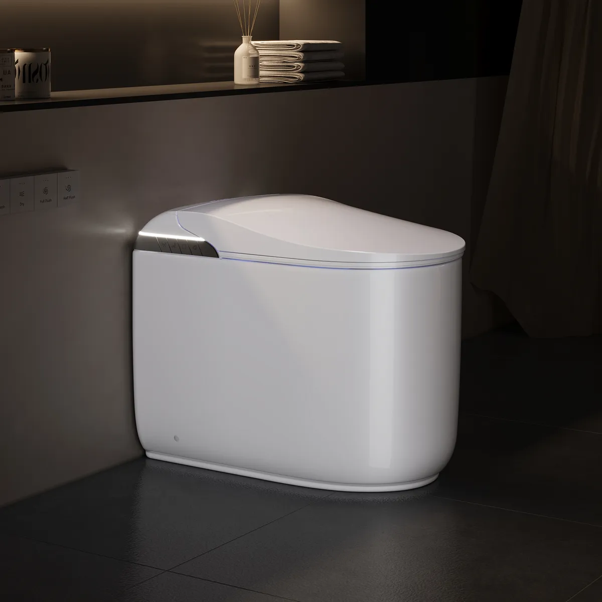 Fitro H3 Wall-Mounted Smart Bidet Toilet with Built-In Tank, Foam Shield, cUPC & ETL — image 2