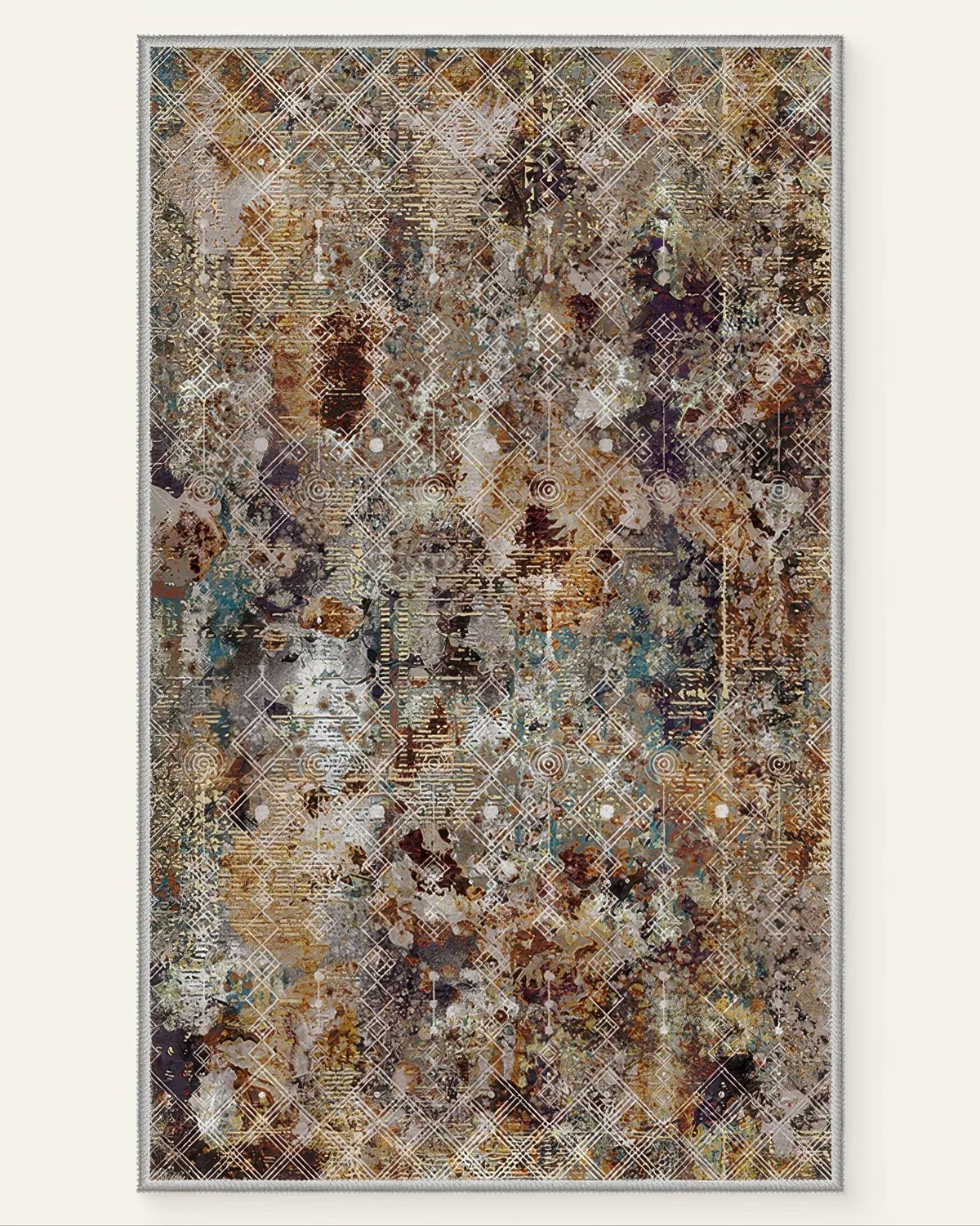 Vintage Faded Moroccan Light Washable Area Rug — image 2