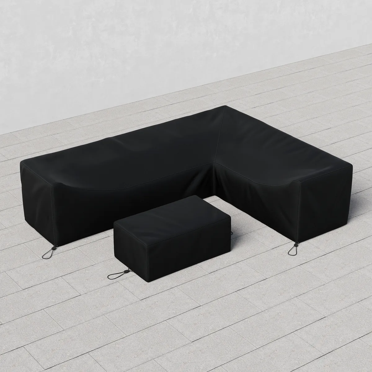 Fencura 600D Tough Canvas Waterproof Outdoor Patio Furniture Set Covers