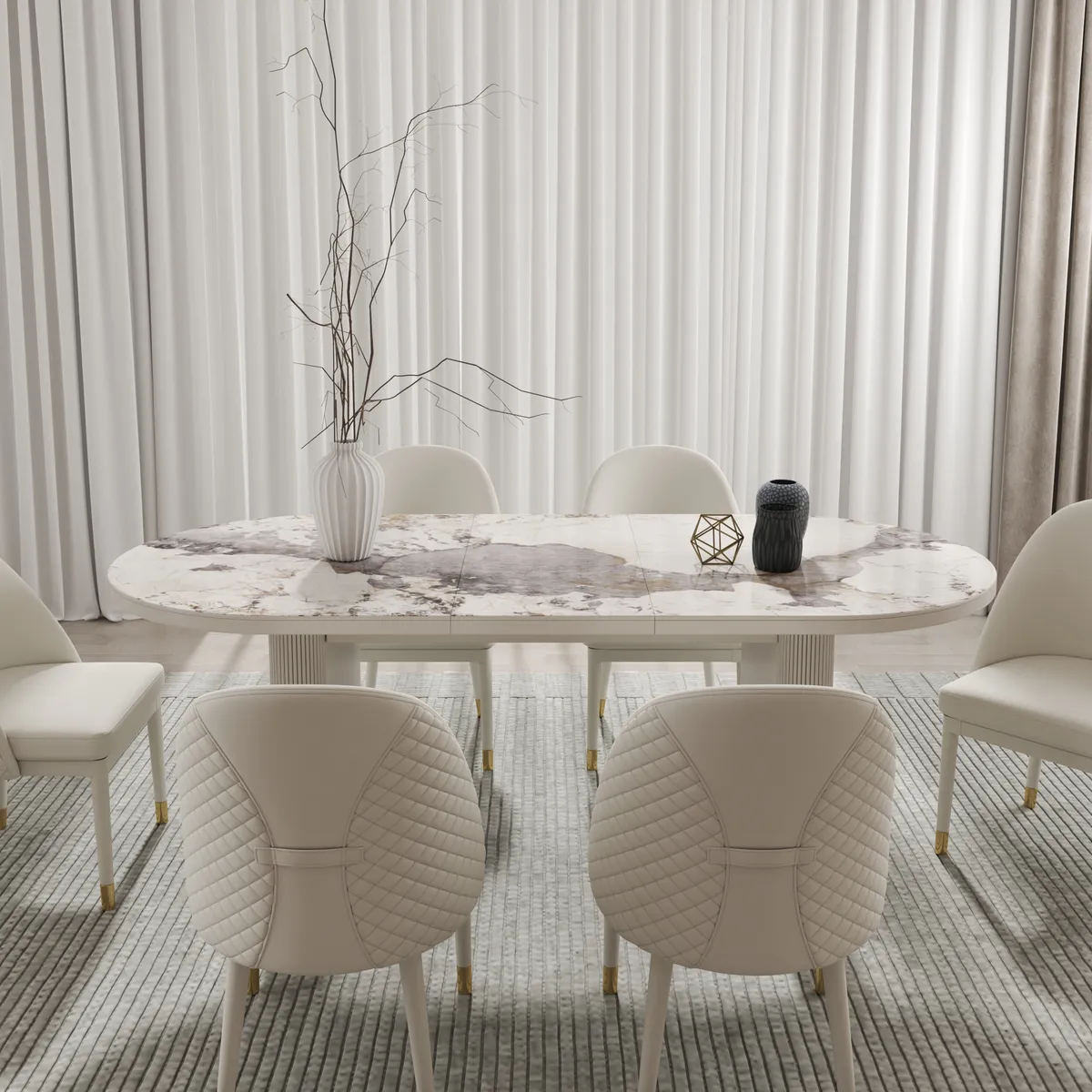 79''-95'' Oval Dining Table — image 18