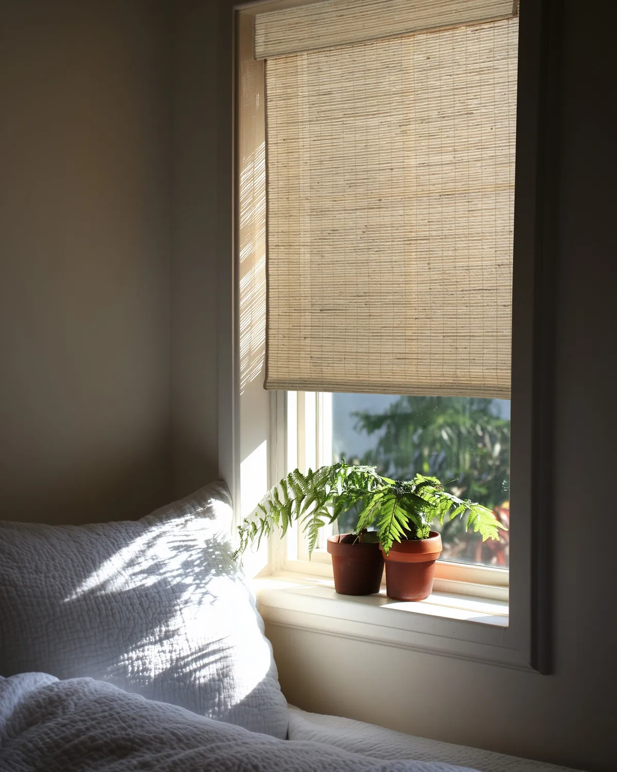 Mia Jute Woven Shade - Ecru