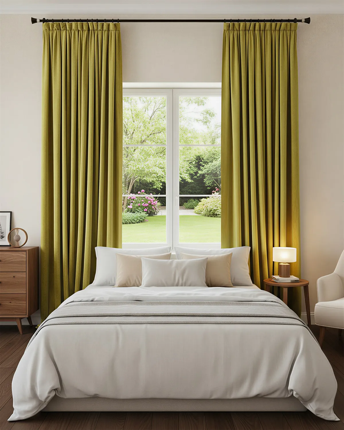 Moonlit 4 Layers Heavyweight Soundproof Thermal 100% Blackout Velvet Custom Curtain — image 4