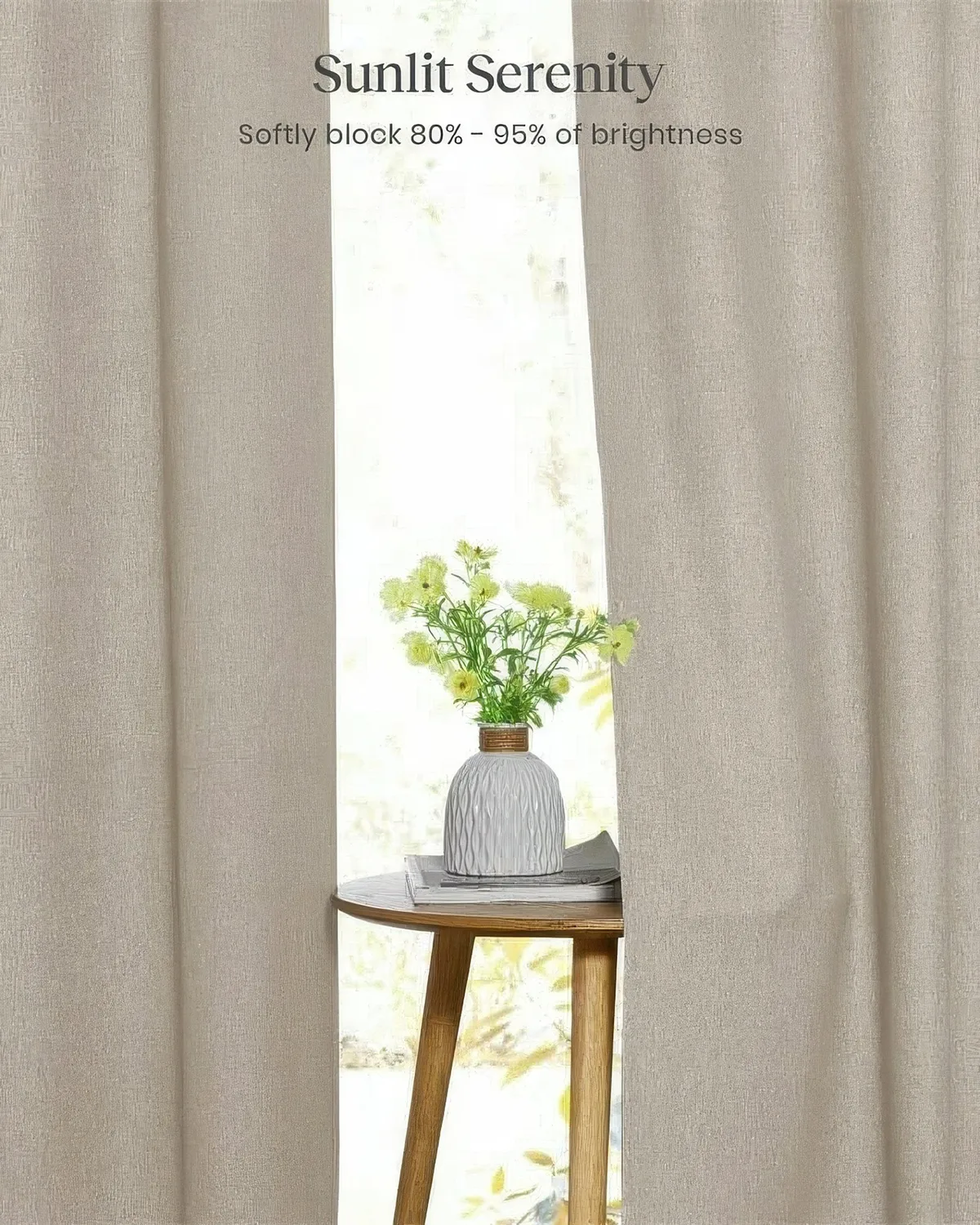 Venetian Linen Blend Heavyweight Textured Custom Curtain — image 5