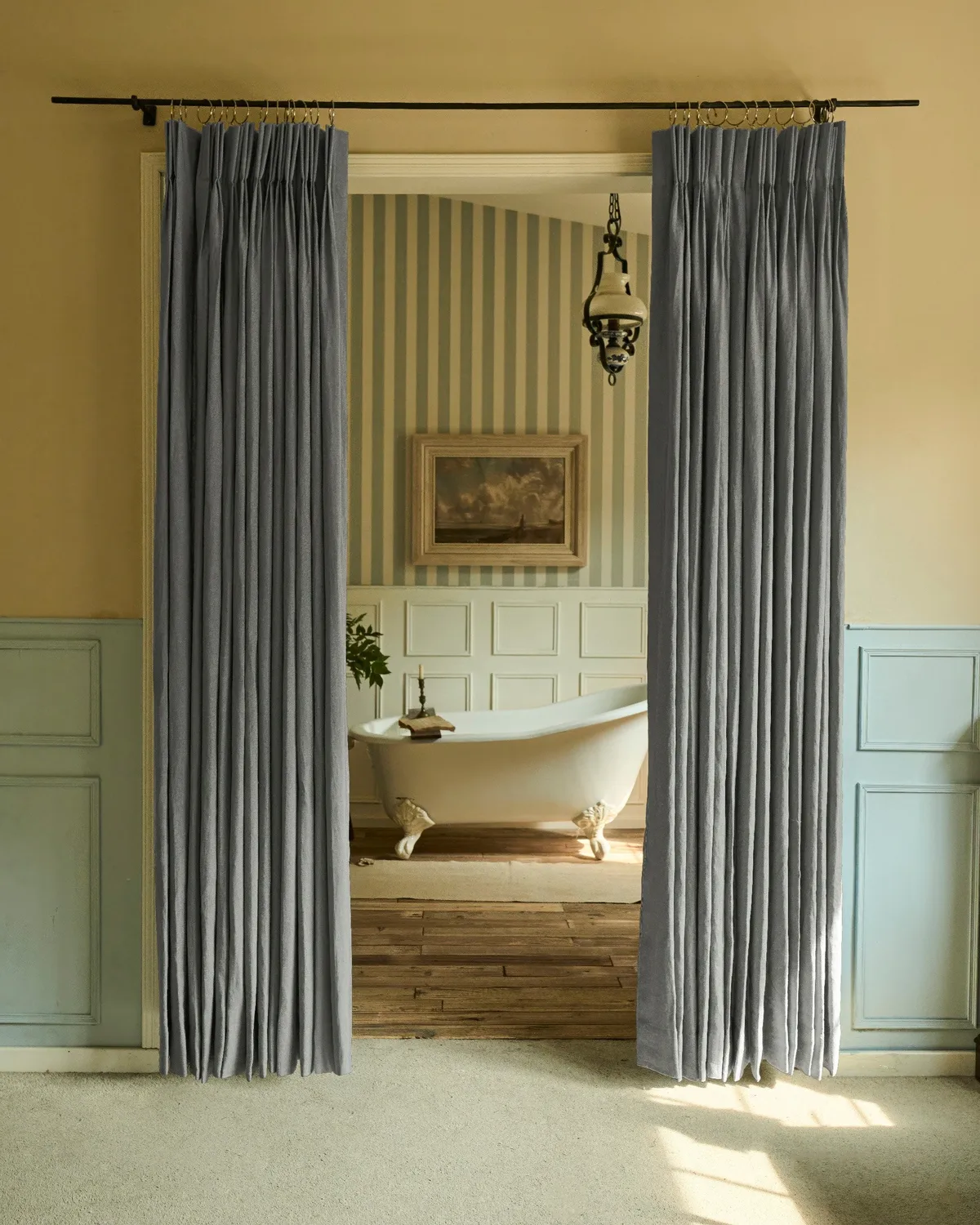 Helena 100% Linen Custom Curtains