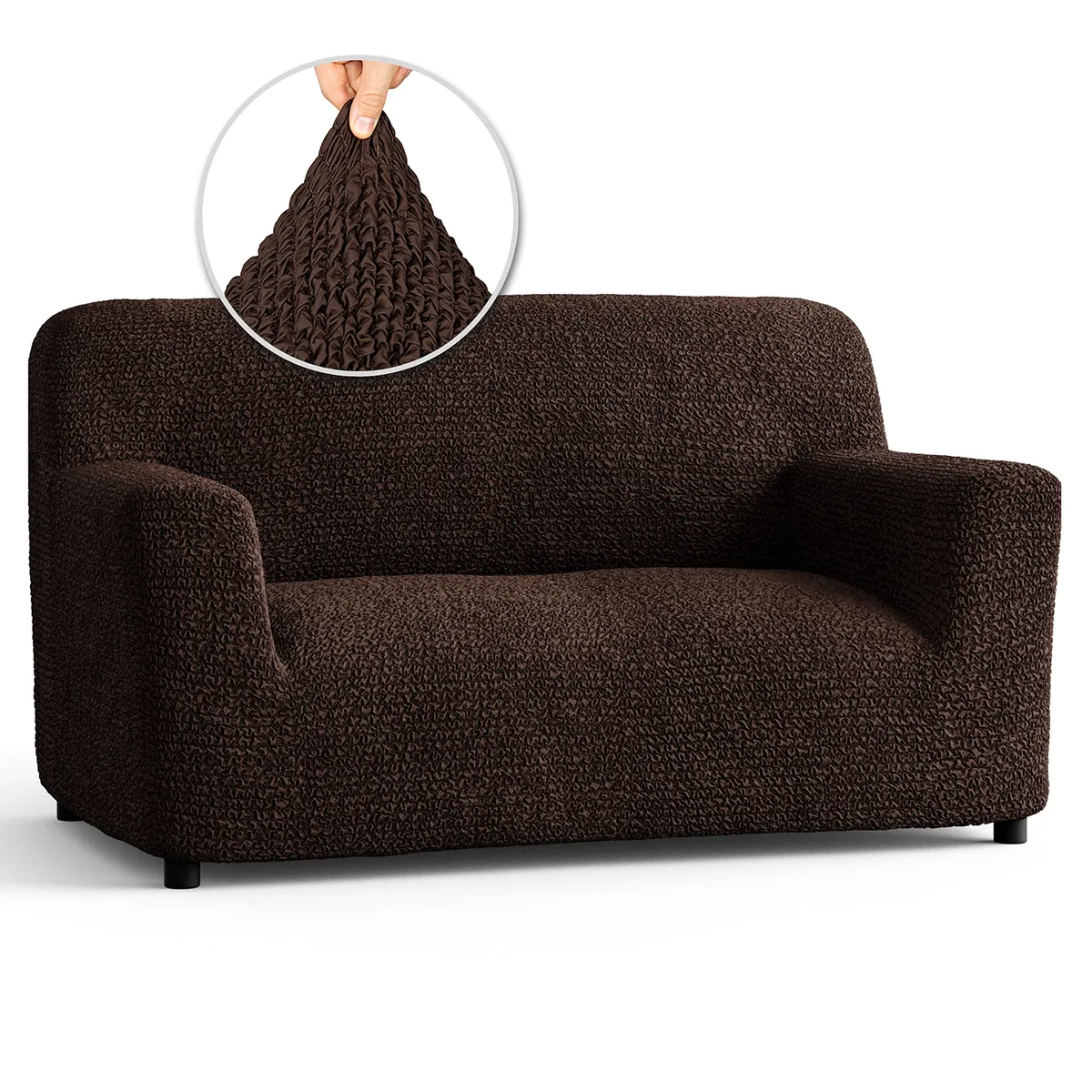 Loveseat Slipcovers - 1-Piece Furniture Protector - Form Fit, Machine Washable -MicrofibraCollection — image 29
