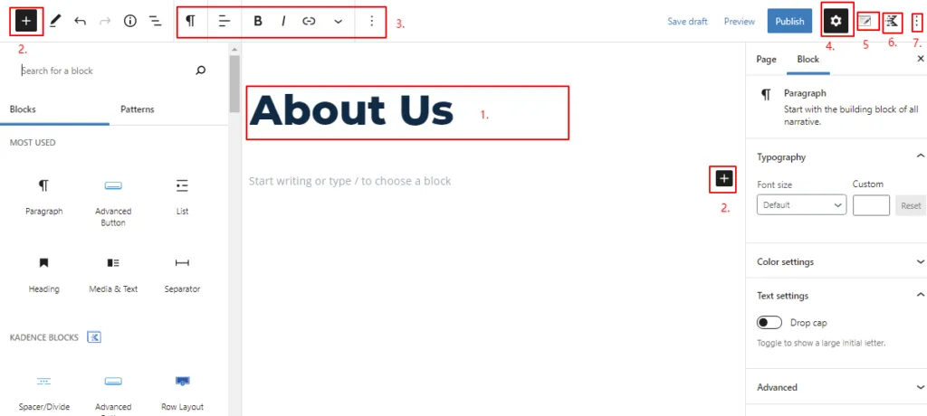 Add New Page WordPress