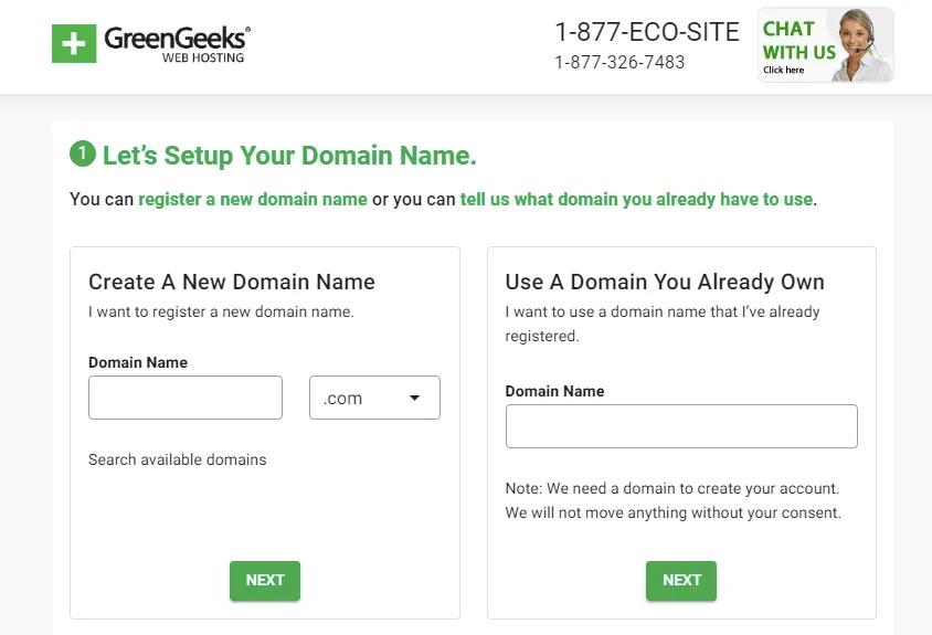 Order Form GreenGeeks® 2