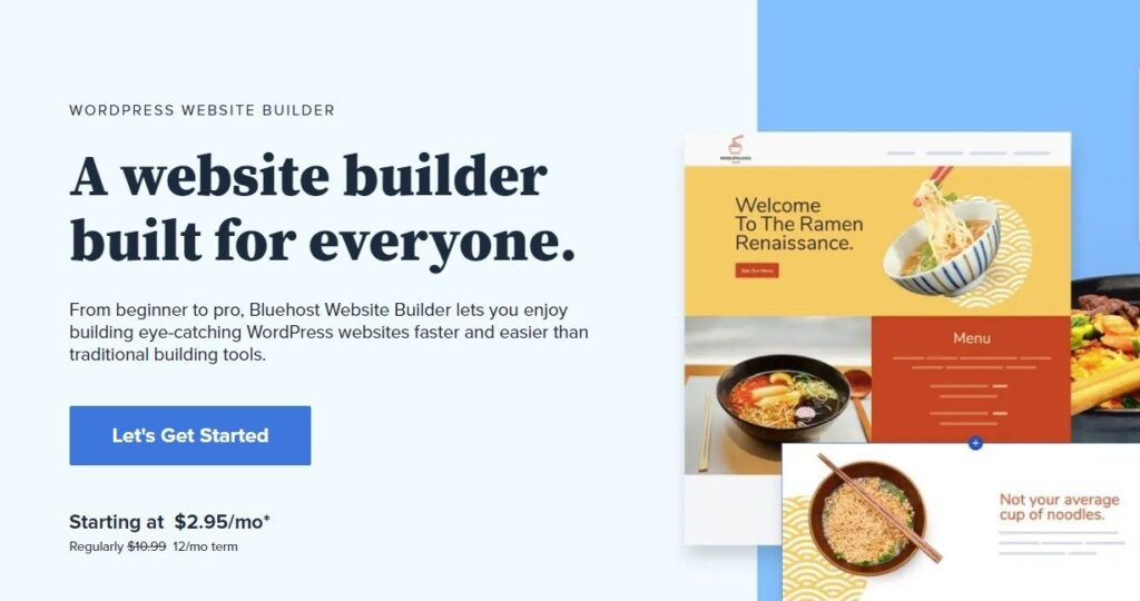 how to Build a webSite with Bluehost Website Builder