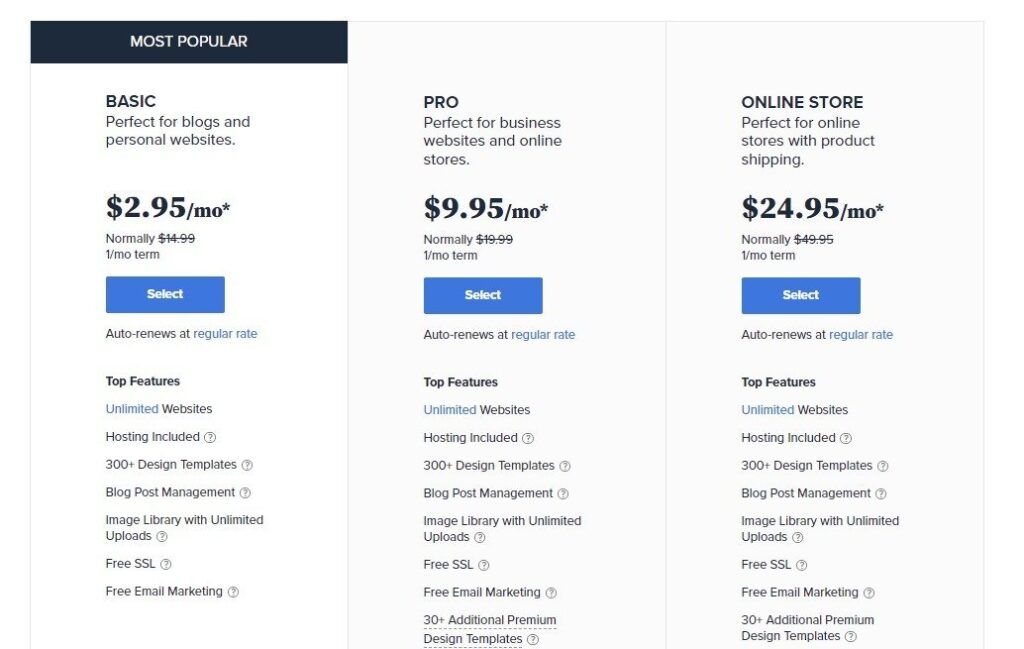 Website Builder for WordPress Bluehost 2