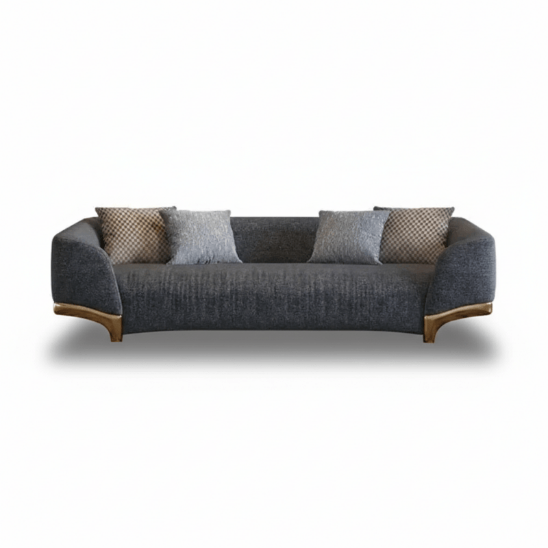 Cotton & Linen Upholstered Sofa
